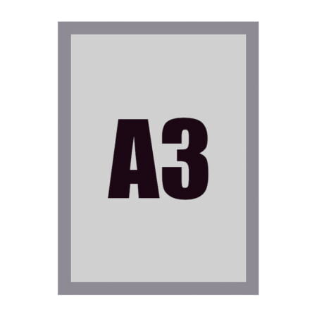 Ramka Magnetic A3 (srebrna)