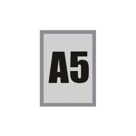 RAMKA MAGNETIC A5 - SREBRNA