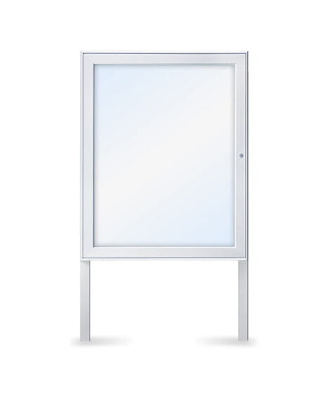 Gablota sołecka jednoskrzydłowa otwierana na bok