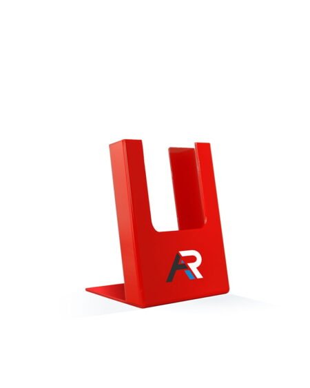 Stojak na ulotki z logo DL RED