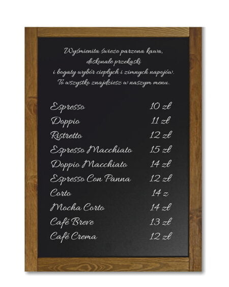 Tablice kredowe do menu 87x60 cm