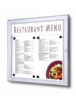 Gablota na menu z podświetleniem LED A4x2