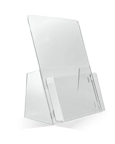 Stojak na ulotki A4 z plexi