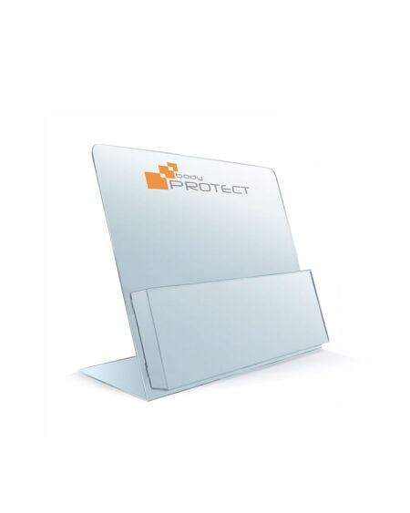 Stojak na ulotki A6 poziomo z logo