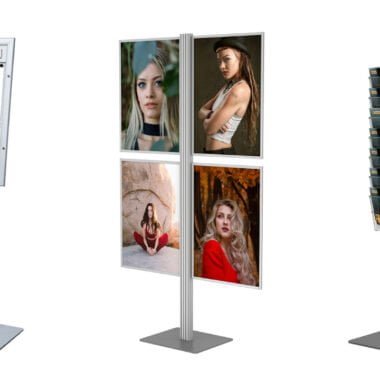 Stojaki podłogowe na menu / ulotki